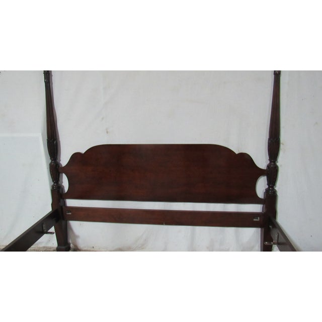 1980s Statton Old Towne King Bed Poster Designer For Sale - Image 5 of 10
