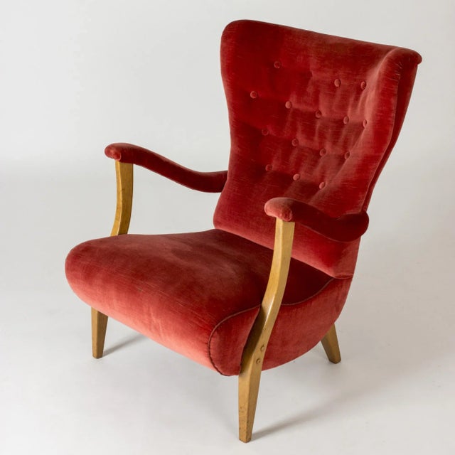 Swedish Modern Easy Chair, 1930s For Sale - Image 4 of 9