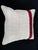 Contemporary Turkish Hemp Pillow Cushion Natural Beige Red Pillow Cushion Cover 20"x20" For Sale - Image 3 of 4