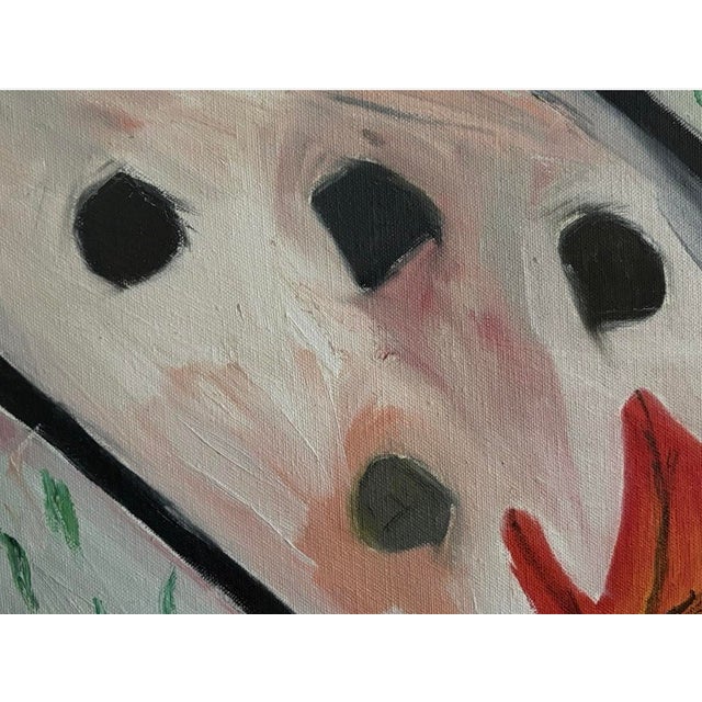 2020s Modern Oil Painting - Outsider Art For Sale - Image 5 of 8