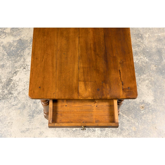 Mid-19th Century French Provincial Walnut Harvest Table For Sale - Image 15 of 18