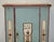 Hollywood Regency German Aqua Blue Hand Painted Marriage Wardrobe, 1818 For Sale - Image 3 of 18