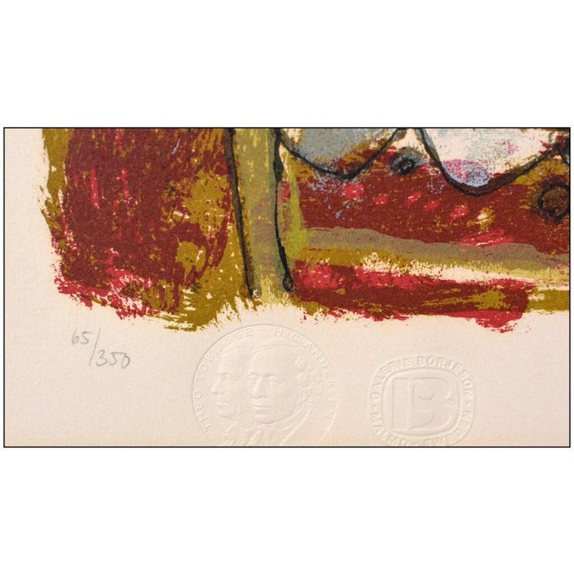 Printmaking Materials 1970s La Princesse et le Petit Pois, Theo Tobiasse For Sale - Image 7 of 8