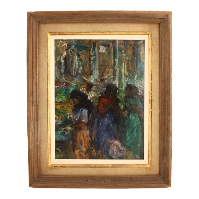 Wayman Elbridge Adams Original Impressionist Oil Painting, C1920 For Sale
