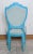 Blue Dining Chairs with Azure Blue Patina, Set of 6 For Sale - Image 8 of 10