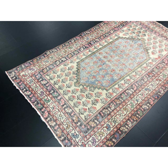 Textile 1960s Design Turkish Anatolian Colorful Rug For Sale - Image 7 of 11