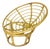 Vintage Bamboo Papasan Armchair, 1960s For Sale