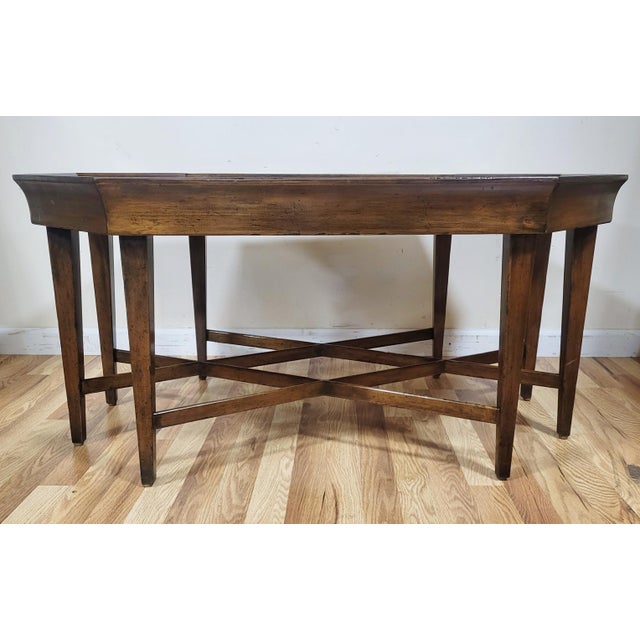 Vintage Mid-Century Modern Style Mahogany "Spider" Coffee Table For Sale In New York - Image 6 of 11