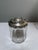 Wallace Silversmiths Antique 1920 Sterling Silver-Lidded Cut-Crystal Dresser Jar or Humidor For Sale - Image 4 of 8
