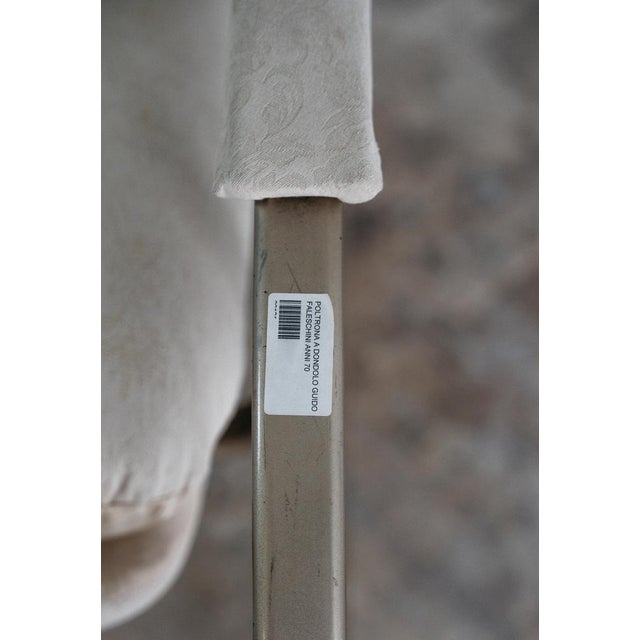 Hollywood Regency Rocking Armchair by Guido Faleschini, 1970s For Sale - Image 10 of 12