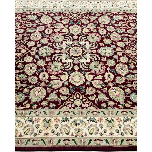 Solo Rugs Mogul, One-of-a-Kind Hand-Knotted Area Rug - Red, 4' 3" x 6' 5" For Sale - Image 4 of 8