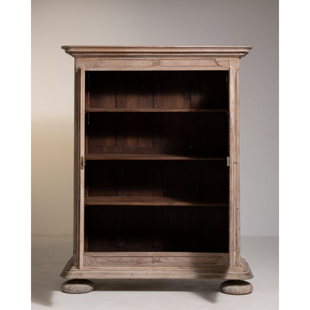 French Louis XIV Oak Armoire, Baroque Style, France, Circa 1820 For Sale - Image 3 of 14