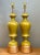 Vintage Gilt Tipped Painted Glass Lamps - A Pair For Sale - Image 4 of 16