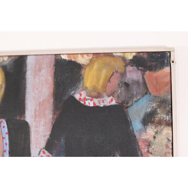 Ingert Eriksson, The Bar, 1960s, Oil on Canvas For Sale - Image 13 of 15