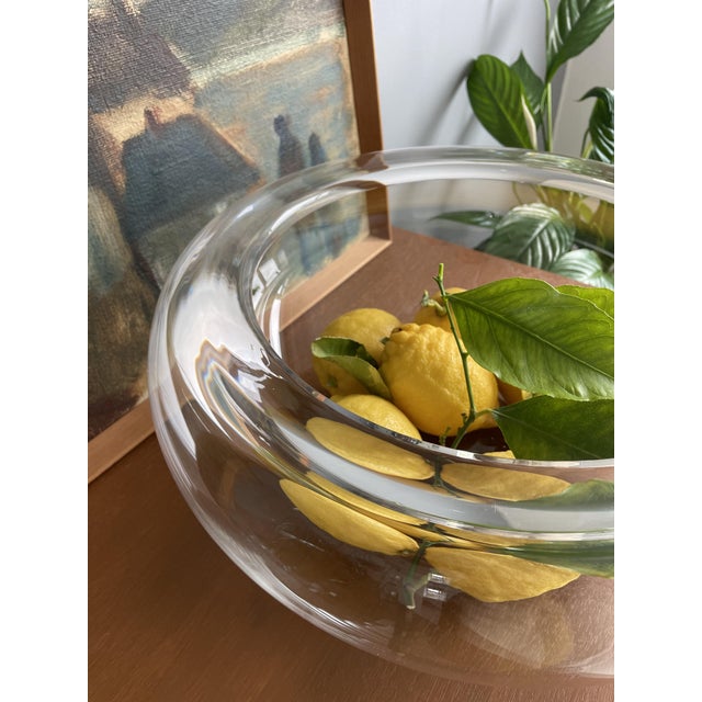 Glass Danish Provence Glass Bowl by Per Lütken for Holmegaard, 1950s For Sale - Image 7 of 10
