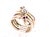 1950s Double Snake Ring Lovers Knot For Sale - Image 10 of 14