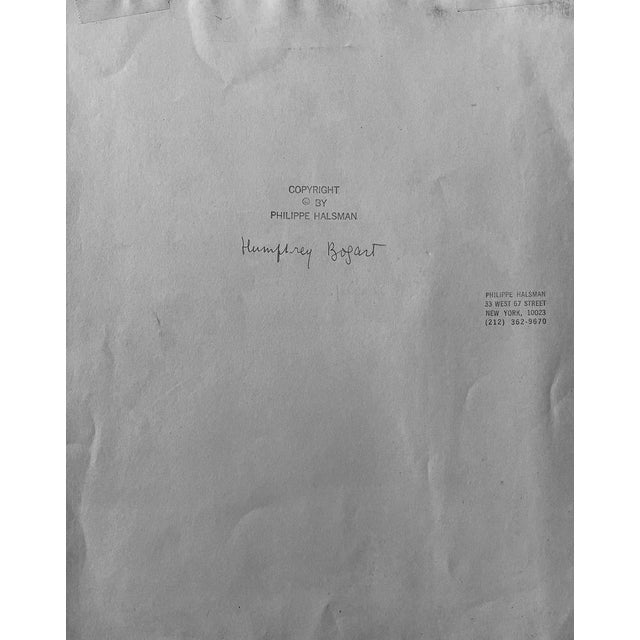 Modern Philippe Halsman, Humphrey Bogart, 1944, Silver Print For Sale - Image 3 of 4