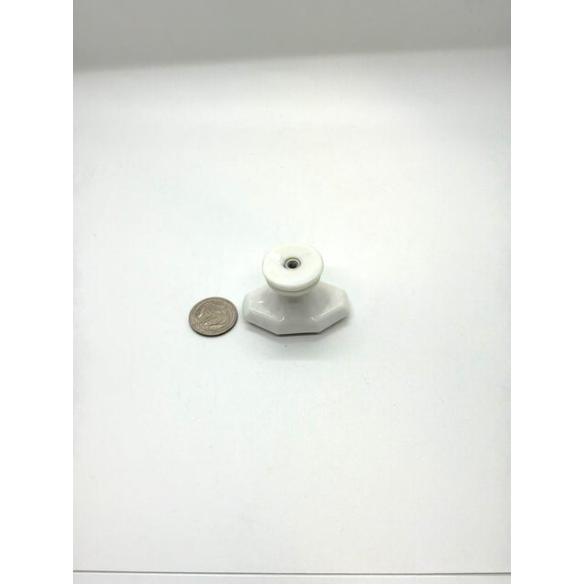 Century Furniture Century Furniture White Glass Knob For Sale - Image 4 of 5