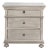 Allisyn 3 Drawer Wood Nightstand - Light Grey For Sale - Image 11 of 11