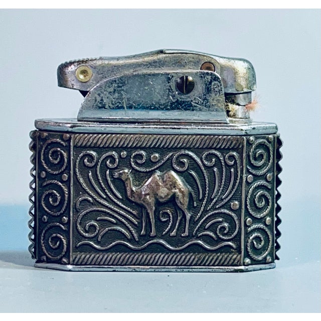 Antique Myon Silver Lighter Camel Motif For Sale - Image 4 of 7