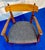 Wood Vintage Kipp Stewart for Drexel Declaration Sculpted Walnut Armchairs - Pair (Newly Restored & Upholstered in Knoll Fabric) For Sale - Image 7 of 17
