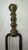 Antique 18th Century Wrought Iron Turned Brass English Fireplace Tongs Tool 25 For Sale In New York - Image 6 of 9