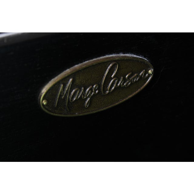 Marge Carson Large Black Painted Sideboard Credenza For Sale - Image 16 of 16