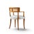 Wood Michael Taylor for Baker Klismos Mid Century Cane Armed Dining Chair For Sale - Image 7 of 9