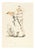 The Chef - Original Ink Drawing and Watercolor by J.J. Grandville 1845 ca. For Sale