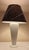 Vintage Table Lamp with White Ceramic Base, 1980s For Sale - Image 3 of 7