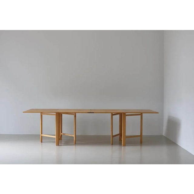 Maria Flap Folding Table in Karelian Birch attributed to Bruno Mathsson ...