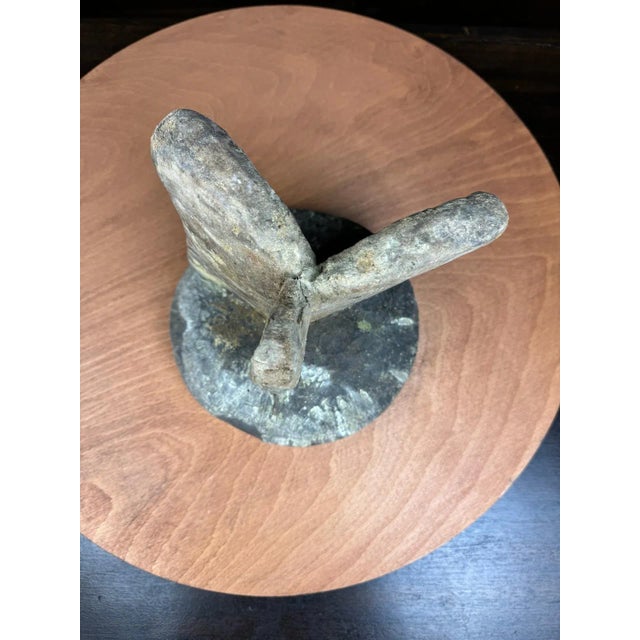 Late 18th Century Turkana African Stool – Antique Kenyan Carved Seat For Sale - Image 11 of 12