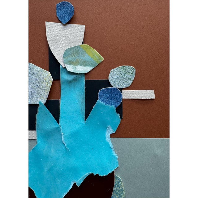 2020s "Pop Music 15" Original Mixed-Media Collage on Paper by Zac Woodiel For Sale - Image 5 of 9