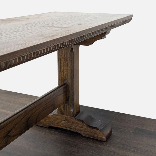 Wood Vintage Cushman Classics by General Interiors Dining Table For Sale - Image 7 of 10