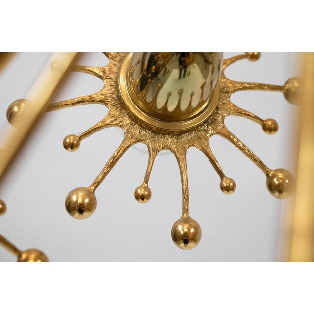 Starburst Pistil Dandelion Ball Pendant Light from Palwa, 1960s For Sale - Image 9 of 13