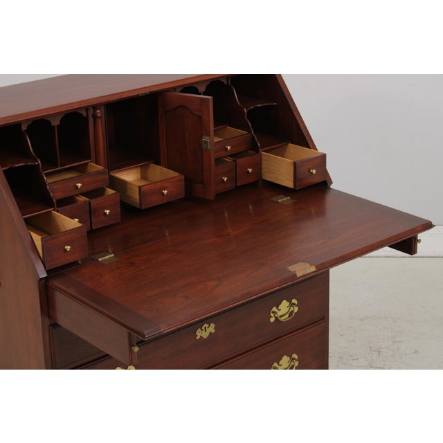 Henkel Harris Cherry Slant Front Desk For Sale In Philadelphia - Image 6 of 18