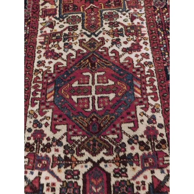 1940s Vintage Persian Runner Rug For Sale - Image 10 of 13