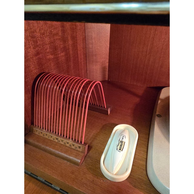1960s 1960s MCM Nordmende Caruso Radio Record Player Cabinet - West Germany For Sale - Image 5 of 14