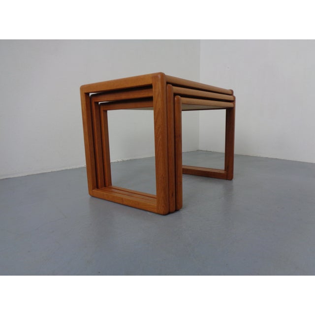 1960s Danish Teak Nesting Tables, 1960s, Set of 3 For Sale - Image 5 of 16