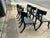 Black 1980s Vintage Klismos Dining Chairs - Set of 6 For Sale - Image 8 of 9