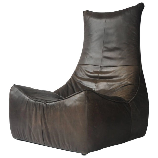 1970s Leather Chair by Gerard Van Den Berg for Montis For Sale - Image 10 of 10