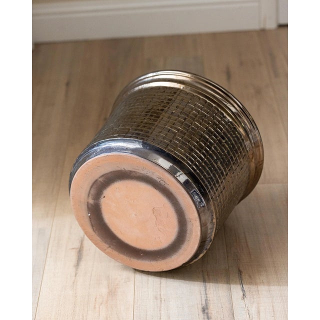 Vintage Gainey Ceramics Moroccan Planter – Bronze Glazed For Sale In Sacramento - Image 6 of 8