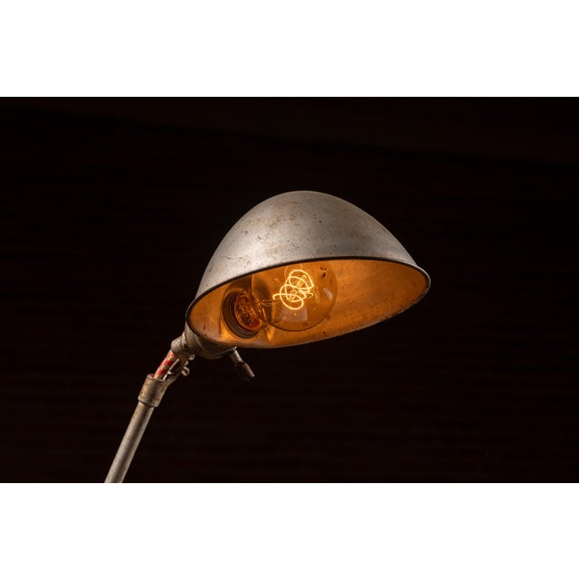 Vintage Articulated Industrial Task Lamp by o.c. White For Sale In Chicago - Image 6 of 12