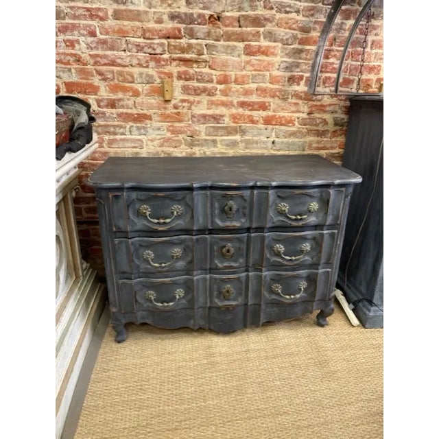 18th Century French Louis XV Lyonnaise Commode en Arbelete Elevate your interiors with this genuine 18th Century French...