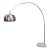 Eq3 Adjustable Arc Floor Lamp With Marble Base For Sale