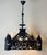 Antique Gothic Revival Wrought Iron Castle Chandelier with Turrets, 1910 For Sale - Image 12 of 18