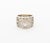 Heart Motif Openwork Pave Diamond and 18k White Gold Ring For Sale - Image 4 of 8