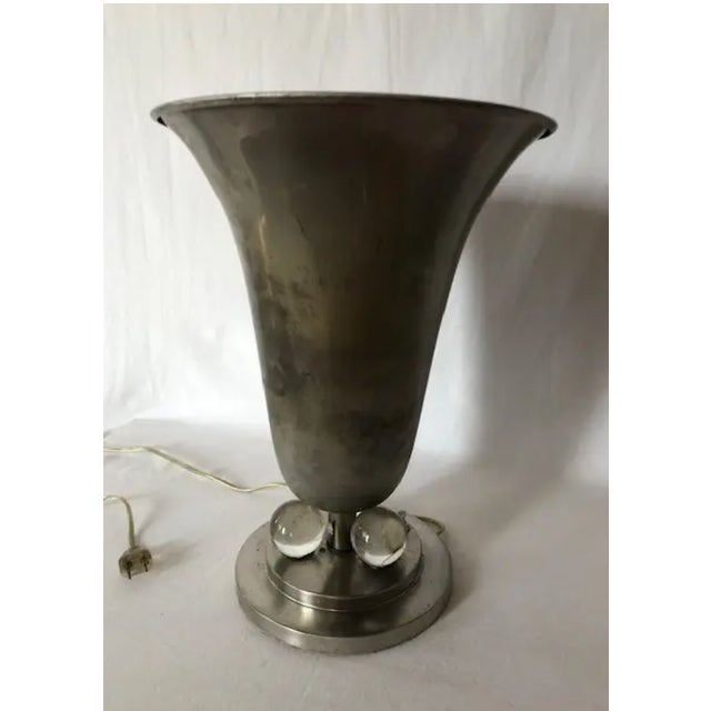 1930s Art Deco Torchiere Uplight Lamp For Sale - Image 9 of 10