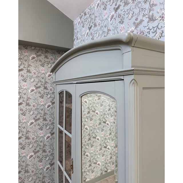 Large Art Nouveau Wardrobe in Sapelli and Beech, 1890s For Sale - Image 11 of 18