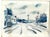 Mid-Century Modern 1960s Arthur Sembler Town Painting For Sale - Image 3 of 3